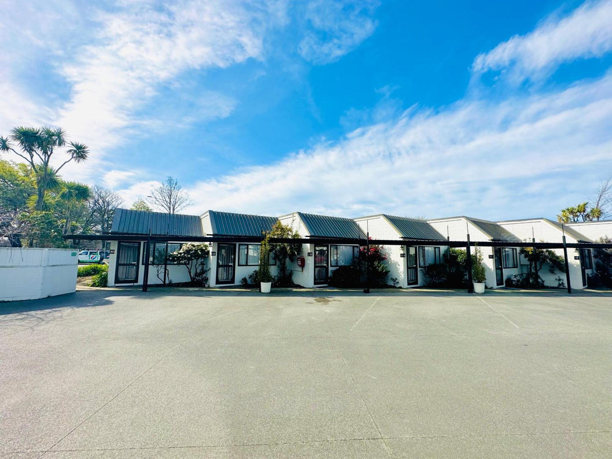 Gothic Heights Motel Christchurch Eksteriør bilde